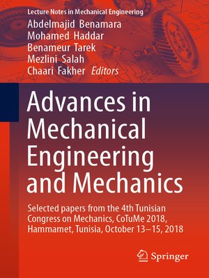 cover image of Advances in Mechanical Engineering and Mechanics